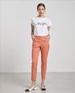 HIGH WAIST FIVE POCKET COTTON