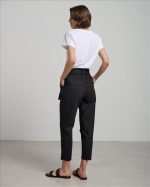 TROUSER COTTON HIGH WAIST WITH BELT - Image 4