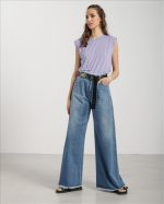 TROUSER JEAN FLARE LEG