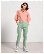 TROUSER COTTON CHINOS ELASTIC WAIST - Image 13