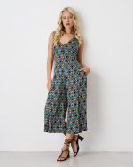 JUMPSUIT CROPPED PRINTED