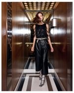 ECO LEATHER TROUSER CROPPED - Image 4