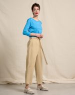 LINEN TROUSER CROPPED - Image 3