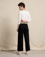 LINEN TROUSER CROPPED - Image 8