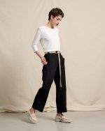 LINEN TROUSER CROPPED - Image 9