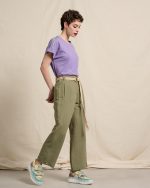 LINEN TROUSER CROPPED - Image 10