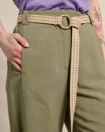 LINEN TROUSER CROPPED - Image 13