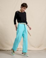 LINEN TROUSER CROPPED - Image 14