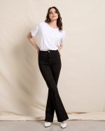 TROUSER COTTON FLARE LEG - Image 2