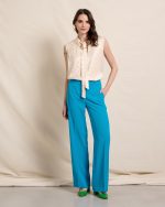 TROUSER CREPE HIGH WAIST
