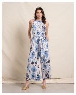 TROUSER SATIN PRINTED