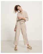 CROPPED LINEN TROUSER - Image 2