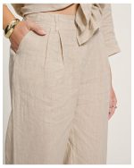CROPPED LINEN TROUSER - Image 4