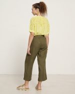 CROPPED LINEN TROUSER - Image 9