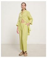 CROPPED LINEN TROUSER - Image 11