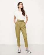 TROUSER COTTON CROPPED - Image 7