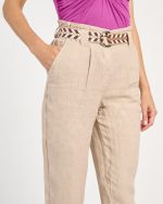 TROUSER LINEN CROPPED - Image 3
