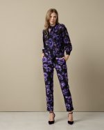 TROUSER FLOWER PRINT