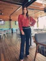 JEAN BLACK FLARED LEG - Image 7