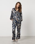 SATIN TROUSER PRINTED