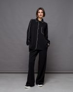 TROUSER LYCRA WIDE LEG
