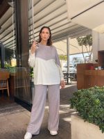 TROUSER KNITTED RIBBED