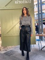 TROUSER ECO LEATHER CROPPED - Image 2