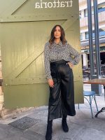 TROUSER ECO LEATHER CROPPED - Image 3