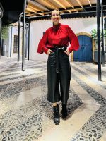 TROUSER ECO LEATHER CROPPED - Image 5