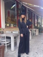 TROUSER KNITTED WIDE LEG
