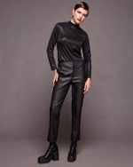 ECO LEATHER CHINOS TROUSER - Image 2