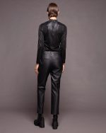 ECO LEATHER CHINOS TROUSER - Image 4