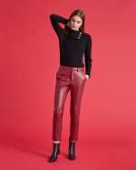 ECO LEATHER CHINOS TROUSER - Image 8