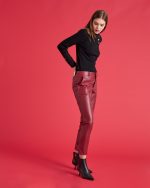 ECO LEATHER CHINOS TROUSER - Image 10