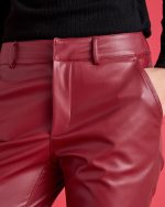 ECO LEATHER CHINOS TROUSER - Image 11