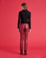 ECO LEATHER CHINOS TROUSER - Image 12