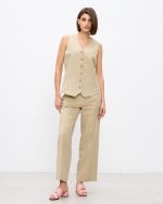 TROUSER LINEN CROPPED - Image 4