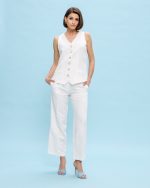 TROUSER LINEN CROPPED - Image 14