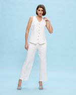 TROUSER LINEN CROPPED - Image 19