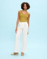 TROUSER CROPPED LINEN