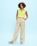 TROUSER CROPPED LINEN - Image 3