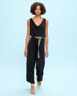 JUMPSUIT LYCRA DRAPE - Image 3