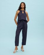 TROUSER LINEN STRIPES - Image 8