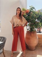 TROUSER CROP LINEN