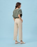 TROUSER CROP LINEN - Image 5