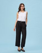 TROUSER CROP LINEN - Image 7