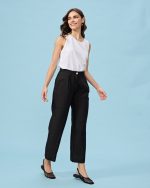 TROUSER CROP LINEN - Image 8