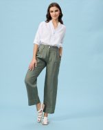 TROUSER CROP LINEN - Image 19