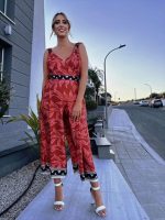 JUMPSUIT SATIN PRINTED