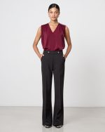 TROUSER CREPE FLARED LEG - Image 2